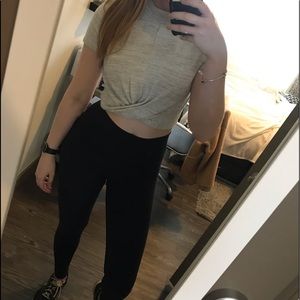 Turtle Neck Crop Top